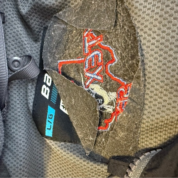 Bauer Charcoal and Light Gray Brahmas Hockey Jacket Size Large - Picture 4 of 6